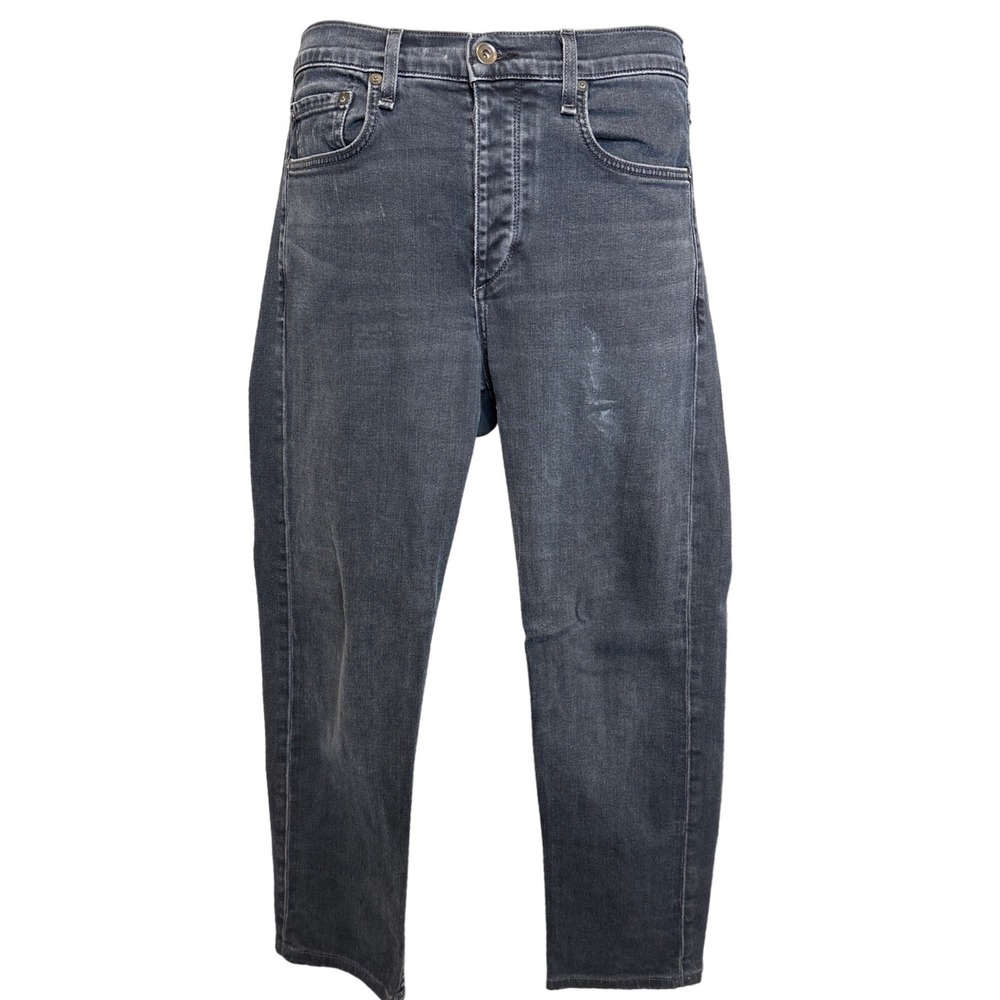 Rag & Bone Mens Fit 2 Slim Gray Wash Button Fly Jeans Size 33
